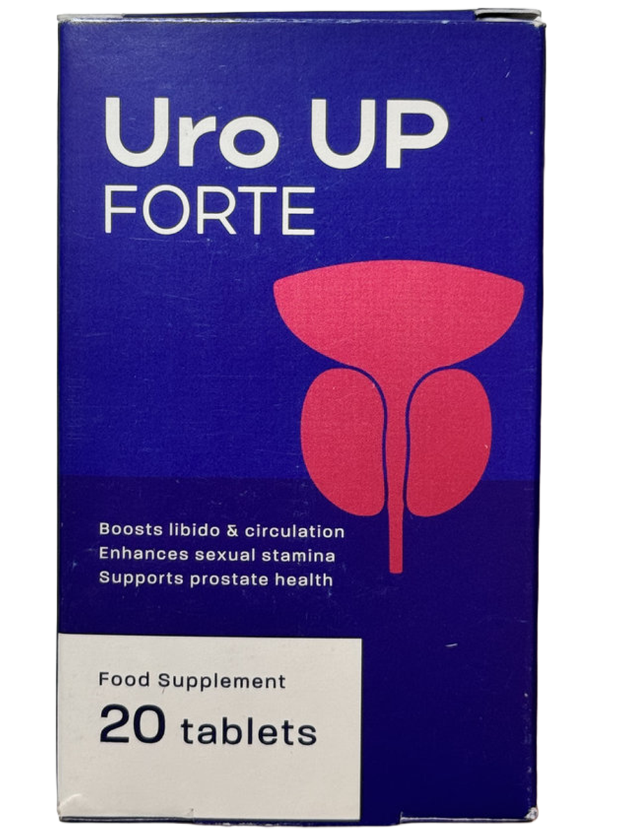 Flacone di Uro Up Forte con capsule per il benessere urinario e prostatico